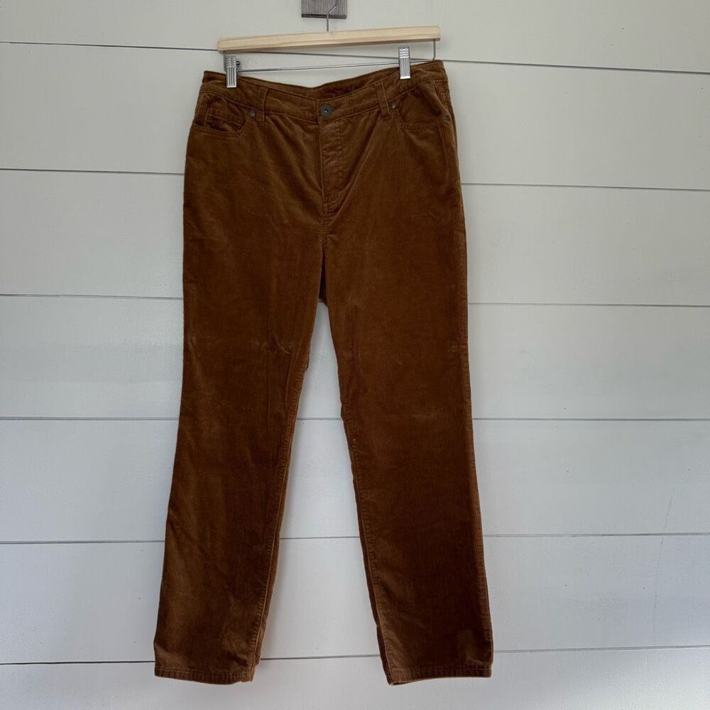 Style & Co Women’s 12P Brown Corduroy Pants